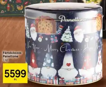 Tesco Fémdobozos Panettone 1kg ajánlat