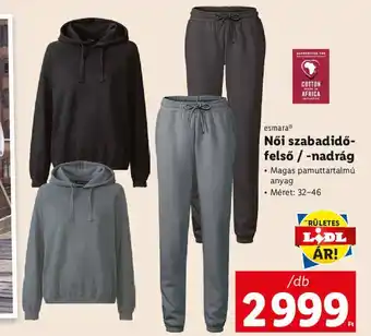 Lidl esmara Női szabadidő- felső / -nadrág 1 db ajánlat
