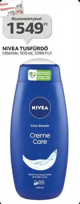 Auchan NIVEA TUSFÜRDŐ 500 ml ajánlat