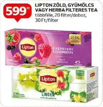 LIPTON ZÖLD, GYÜMÖLCS stb. 20 filter