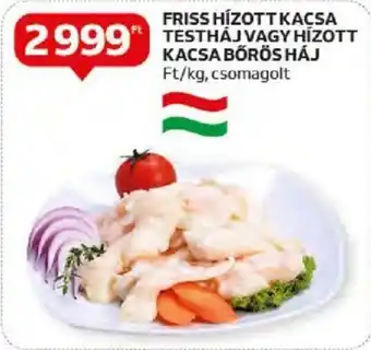 Auchan FRISS HÍZOTT KACSA TESTHÁJ stb. 1 kg ajánlat