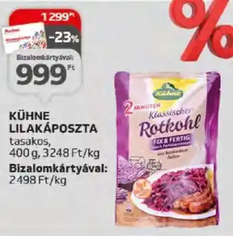 Auchan KÜHNE LILAKÁPOSZTA 400 g ajánlat
