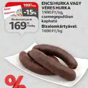 ENCSI HURKA VAGY VÉRES HURKA 10 dkg