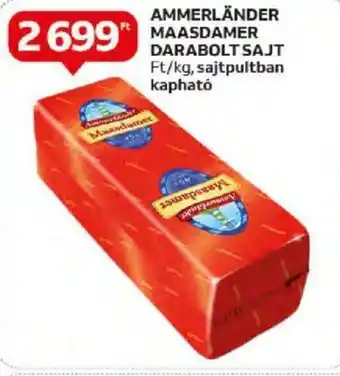 Auchan AMMERLÄNDER MAASDAMER DARABOLT SAJT 1 kg ajánlat