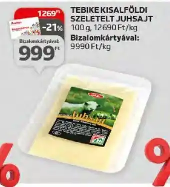 TEBIKE KISALFÖLDI SZELETELT JUHSAJT 100 g