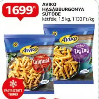 Auchan AVIKO HASABBURGONYA SÜTŐBE 1,5 kg ajánlat
