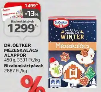 Auchan DR. OETKER MÉZESKALÁCS ALAPPOR 450 g ajánlat