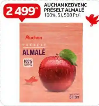 Auchan AUCHAN KEDVENC PRÉSELT ALMALÉ 5 l ajánlat