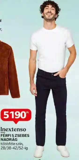 Auchan Inextenso FÉRFI 5 ZSEBES NADRÁG ajánlat