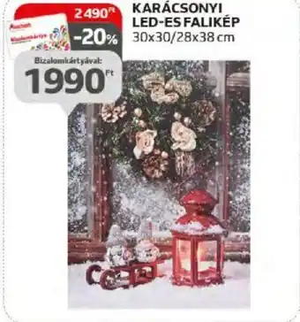 Auchan KARÁCSONYI LED ES FALIKÉP ajánlat