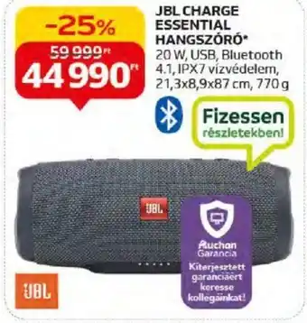 Auchan JBL CHARGE ESSENTIAL HANGSZÓRÓ ajánlat