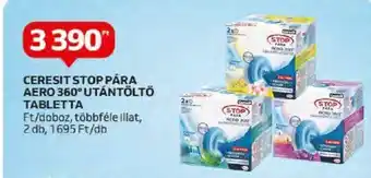 CERESIT STOP PÁRA AERO 360 UTÁNTÖLTŐ TABLETTA