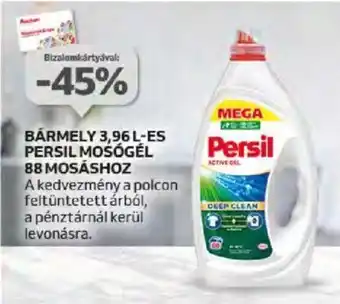 Auchan BÁRMELY ES PERSIL MOSÓGÉL 88 MOSÁSHOZ 3,96 l ajánlat