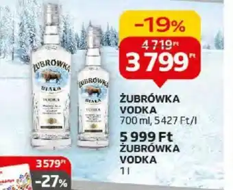 Auchan ŻUBRÓWKA VODKA 700ml ajánlat