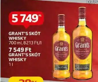Auchan GRANT S SKÓT WHISKY 700ml ajánlat