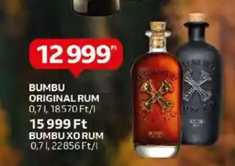 Auchan BUMBU ORIGINAL RUM 0,7l ajánlat