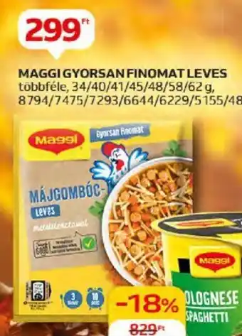 Auchan MAGGI GYORSAN FINOMAT LEVES 62g ajánlat
