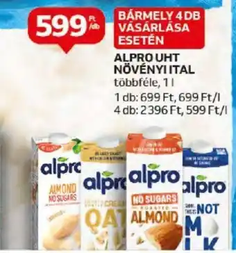 Auchan ALPRO UHT NÖVÉNYI ITAL 1l ajánlat