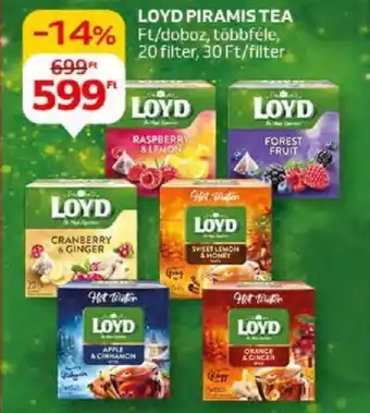 Auchan LOYD PIRAMIS TEA ajánlat
