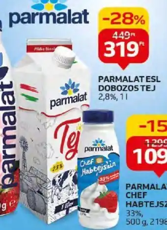 Auchan PARMALAT ESL DOBOZOS TEJ 1l ajánlat