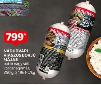 Auchan NÁDUDVARI VIASZOS BORJÚ MÁJAS 250g ajánlat