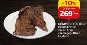 Auchan RÉGIMÓDI FÜSTÖLT BORDAPORC 10dkg ajánlat