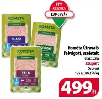 Coop Kométa Útravaló felvágott, szeletelt 125g ajánlat