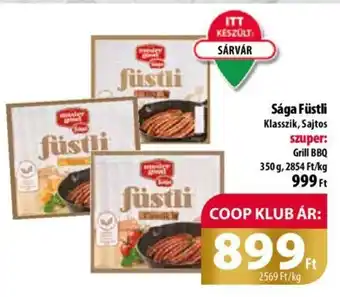 Coop Sága Füstli 350g ajánlat