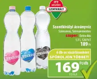 Coop Szentkirályi ásványvíz 1,5l ajánlat