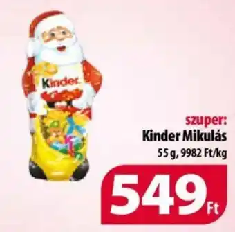 Coop Kinder Mikulás 55 g ajánlat