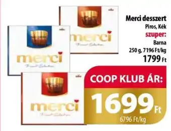 Coop Merci desszert 250g ajánlat