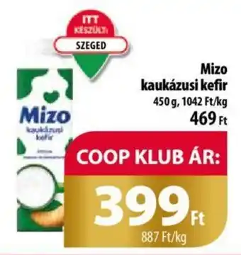 Coop Mizo kaukázusi kefir 450g ajánlat