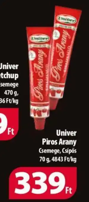 Coop Univer Piros Arany 70 g ajánlat
