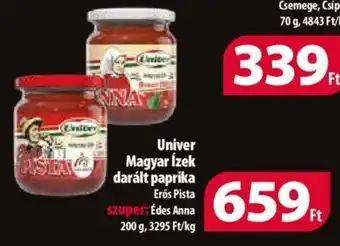 Coop Univer Magyar Ízek darált paprika 200 g ajánlat