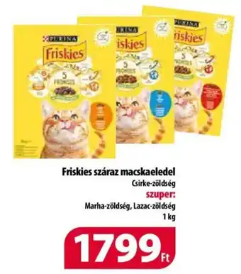 Coop Friskies száraz macskaeledel 1 kg ajánlat