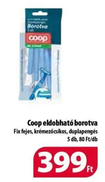 Coop Coop eldobható borotva Fix fejes 5db ajánlat