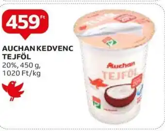 Auchan AUCHAN KEDVENC TEJFÖL 450 g ajánlat
