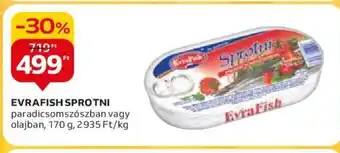 Auchan EVRAFISH SPROTNI 170 g ajánlat