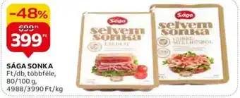 Auchan SÁGA SONKA 80 / 100 g ajánlat
