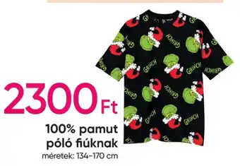 Pepco 100% pamut póló fiúknak 1 db ajánlat