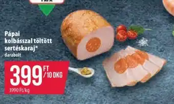 Coop Pápai kolbásszal töltött sertéskaraj 10 dkg ajánlat