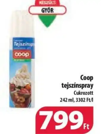 Coop Coop tejszínspray 242 ml ajánlat