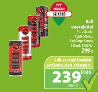 Coop Hell energiaital 250 ml ajánlat