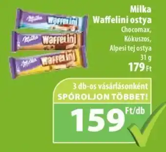 Coop Milka Waffelini ostya 31 g ajánlat