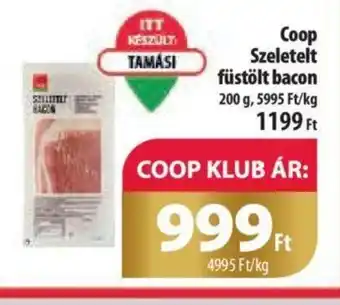 Coop Coop Szeletelt füstölt bacon 200 g ajánlat