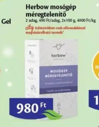 Herbow mosógép méregtelenítő 200g