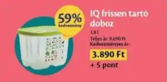 IQ frissen tartó doboz 1,8l