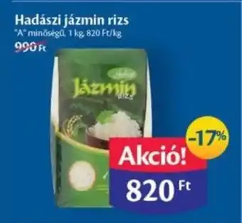 Hadászi jázmin rizs 1kg