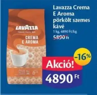 Lavazza Crema E Aroma pörkölt szemes kávé 1kg