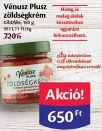 EcoFamily Vénusz Plusz zöldségkrém 180g ajánlat